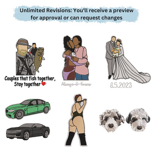 Custom Couple Photo Sweatshirt with LOVE Embroidery – Anniversary & Valentine’s Gift