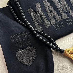 Custom Applique Glitter Mama Sweatshirt/T-shirt