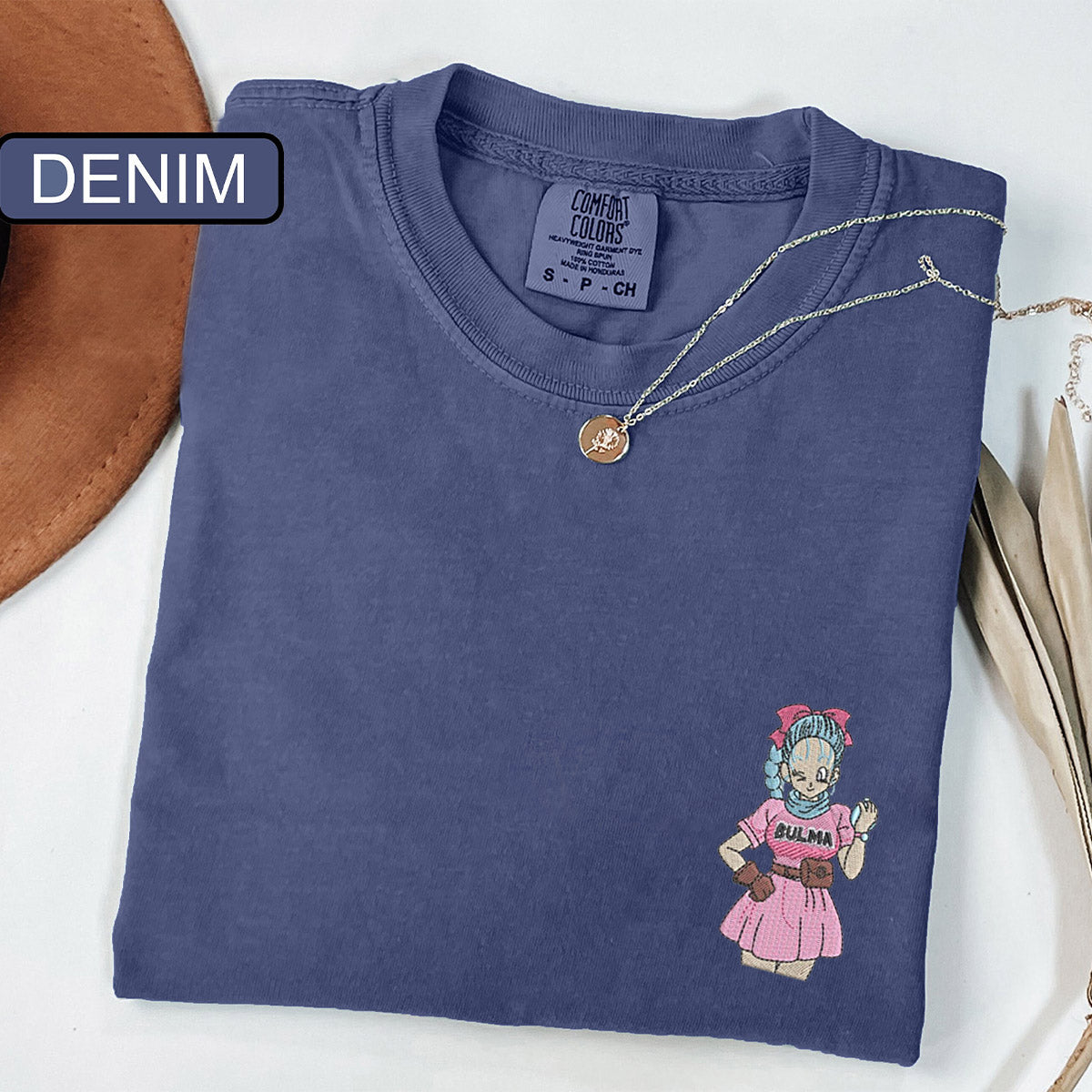 Custom Embroidered Cartoon Inspired Matching T-shirts for Couples