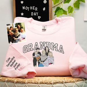 MaMa Embroidered Sweatshirt| Mother’s Day Gift Idea | Varsity Letter Hoodie for Moms