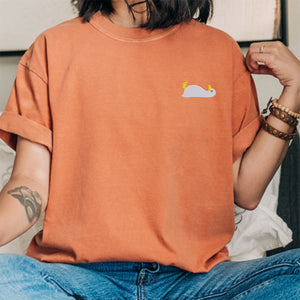 Custom Embroidered Sleepy Goose Matching T-shirts for Couples