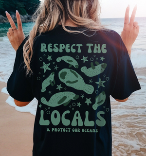 Respect The Locals Manatee Tee