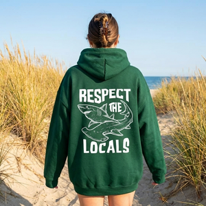 Respect The Locals Shark Hoodie V3