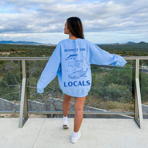 Respect The Locals Shark Hoodie V9