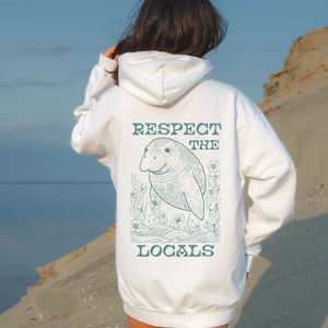 Respect The Locals Manatee Hoodie V3