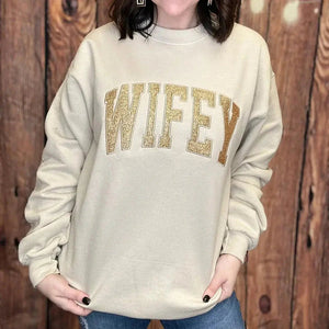 Custom Applique Glitter Mama Sweatshirt/T-shirt