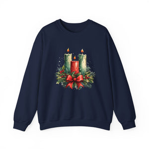 Holiday Candle Christmas Crewneck Sweatshirt