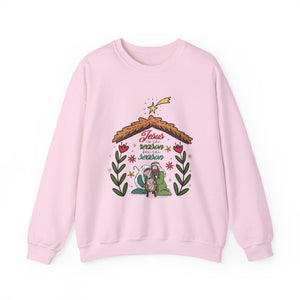 Jesus Is The Reason For The Season Christmas Crewneck Sweatshirt