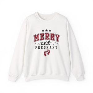 Merry and Pregnant Christmas Crewneck Sweatshirt