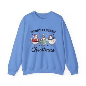 Merry Cluckin' Christmas Crewneck Sweatshirt