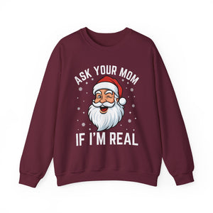 Santa Humor Christmas Crewneck Sweatshirt