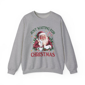 Just Waiting for Christmas Crewneck Sweatshirt