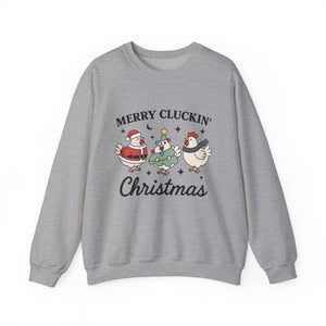 Merry Cluckin' Christmas Crewneck Sweatshirt