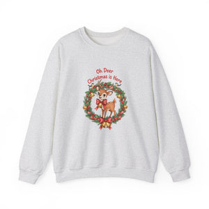 Oh Deer Christmas Crewneck Sweatshirt