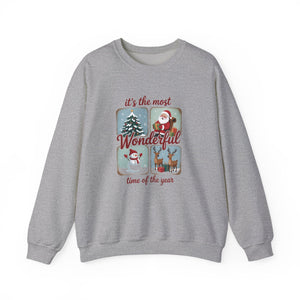 It's The Most Wonderful Time Of The Year Christmas Crewneck Sweatshirt