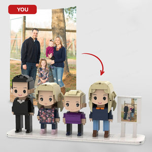 Custom Brick Set From Your Favorite Photo, Personalized Minifigure, Perfect Memory Gift For Valentine's Day,