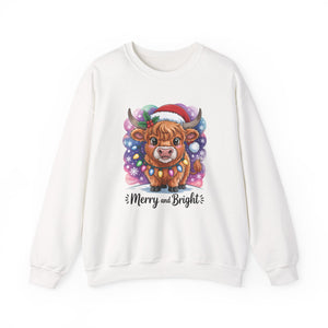 Merry and Bright Christmas Crewneck Sweatshirt