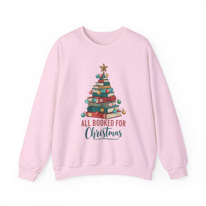 All Booked for Christmas Crewneck Sweatshirt