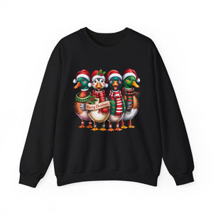 Festive Duck Christmas Crewneck Sweatshirt