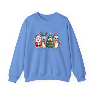 Festive Duck Christmas Crewneck Sweatshirt