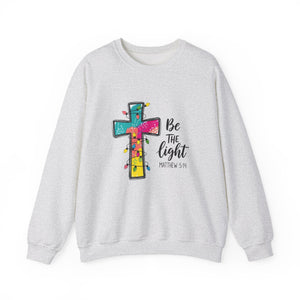 Be the Light Christmas Crewneck Sweatshirt