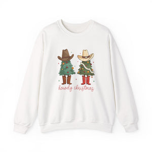 Howdy Cowboy Christmas Crewneck Sweatshirt