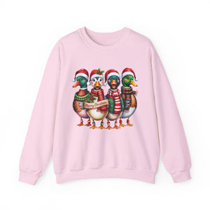 Festive Duck Christmas Crewneck Sweatshirt