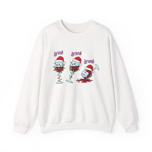 Drink Themed Christmas Crewneck Sweatshirt