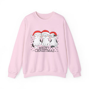 Meowy Christmas Crewneck Sweatshirt
