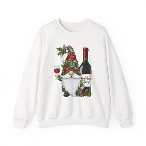 Holiday Gnome Cheer Christmas Crewneck Sweatshirt