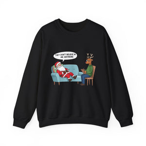 Cheerful Christmas Crewneck Sweatshirt