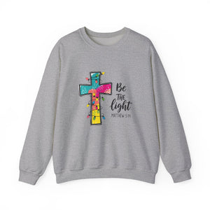 Be the Light Christmas Crewneck Sweatshirt