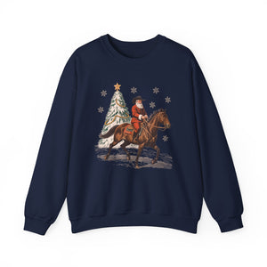 Equestrian Christmas Crewneck Sweatshirt