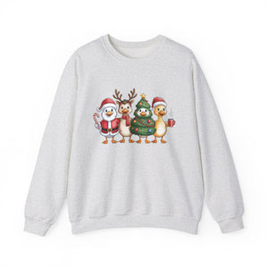 Festive Duck Christmas Crewneck Sweatshirt