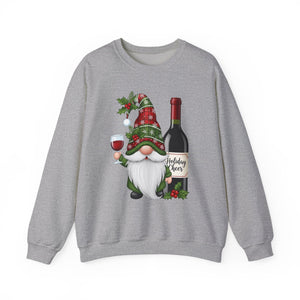 Holiday Gnome Cheer Christmas Crewneck Sweatshirt