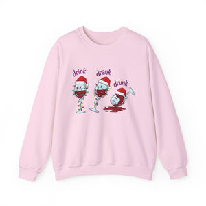 Drink Themed Christmas Crewneck Sweatshirt