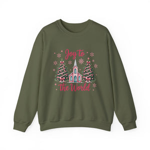 Joy to the World Christmas Crewneck Sweatshirt