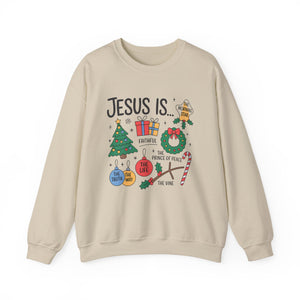 Jesus Christmas Crewneck Sweatshirt