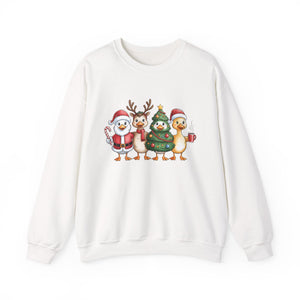 Festive Duck Christmas Crewneck Sweatshirt