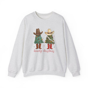Howdy Cowboy Christmas Crewneck Sweatshirt