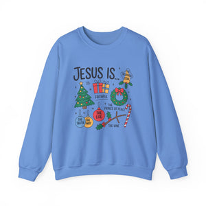 Jesus Christmas Crewneck Sweatshirt