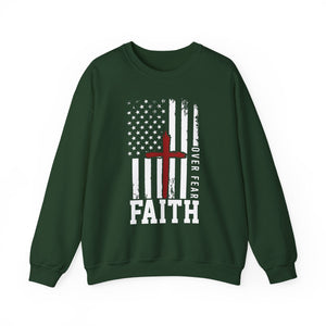 Faith Over Fear Faith Crewneck Sweatshirt