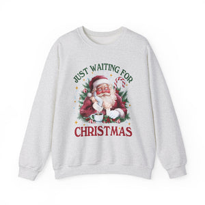 Just Waiting for Christmas Crewneck Sweatshirt