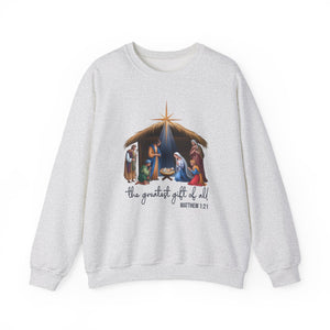 The Greatest Gift Of All Christmas Crewneck Sweatshirt