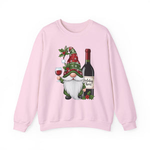 Holiday Gnome Cheer Christmas Crewneck Sweatshirt