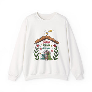 Jesus Is The Reason For The Season Christmas Crewneck Sweatshirt
