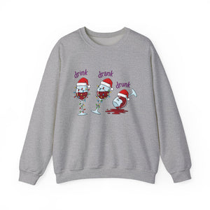 Drink Themed Christmas Crewneck Sweatshirt
