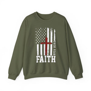 Faith Over Fear Faith Crewneck Sweatshirt