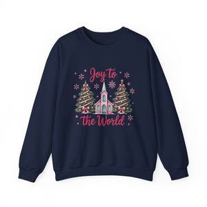 Joy to the World Christmas Crewneck Sweatshirt