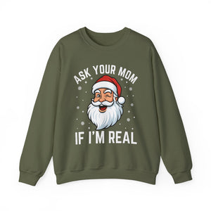 Santa Humor Christmas Crewneck Sweatshirt
